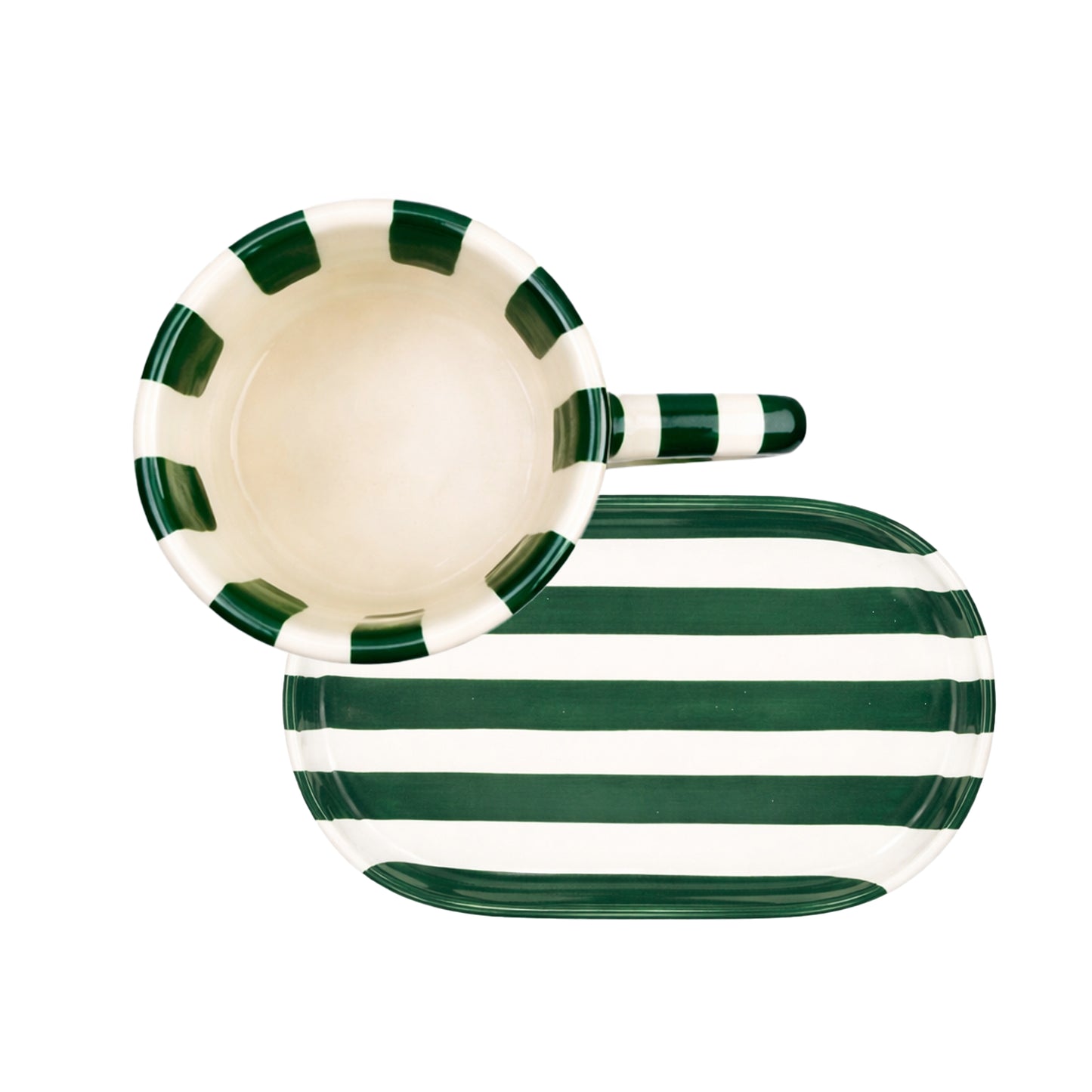 Coffee Set Zebra Verde Esmeralda