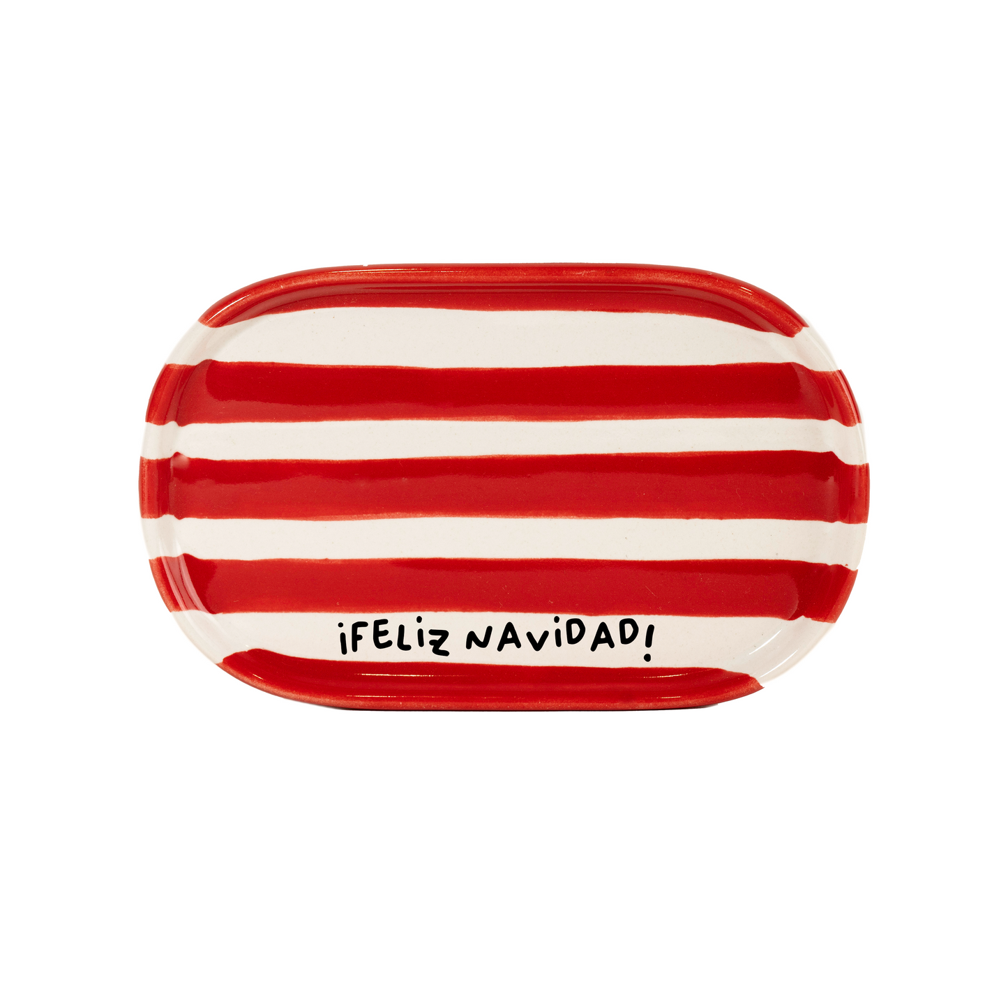 Edición Navideña - 🎄Plato Zebra Rojo