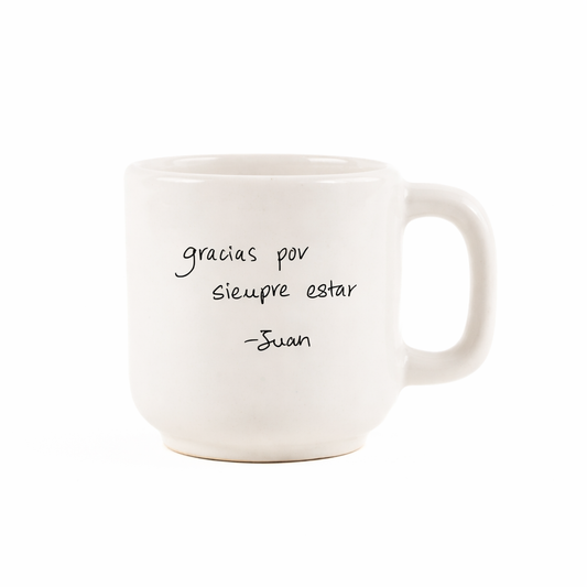 Taza Latte Nota Eterna