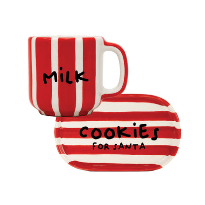 Coffee Set Milk & Cookies for Santa — Classic Edition 🎅🏻