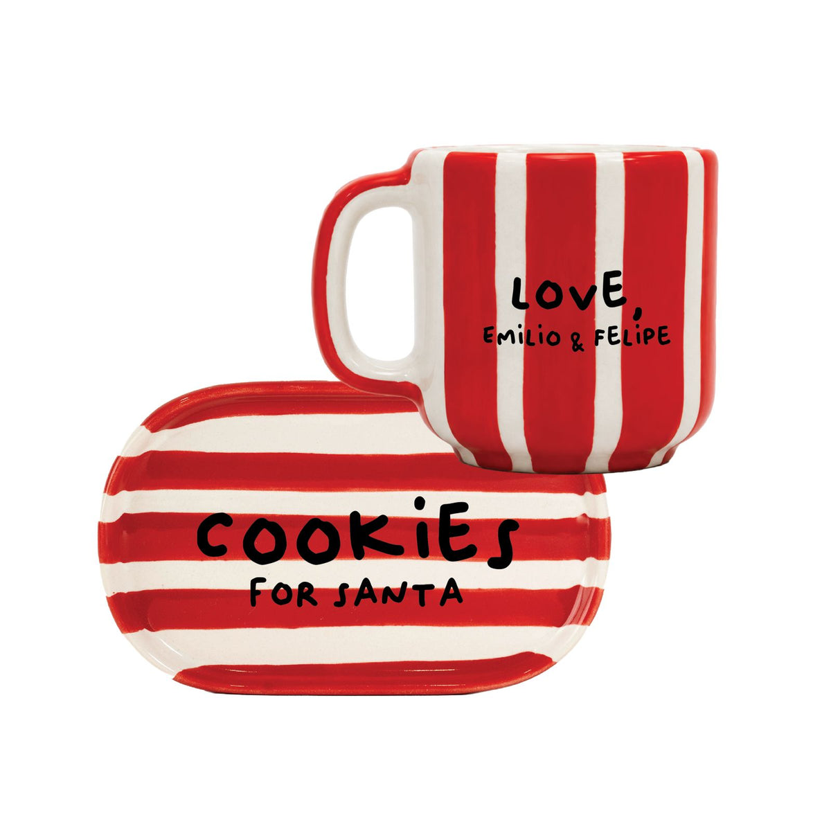 Coffee Set Milk & Cookies for Santa — Classic Edition 🎅🏻