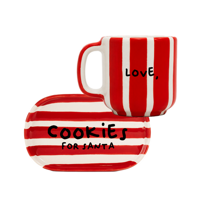 Coffee Set Milk & Cookies for Santa — Classic Edition 🎅🏻