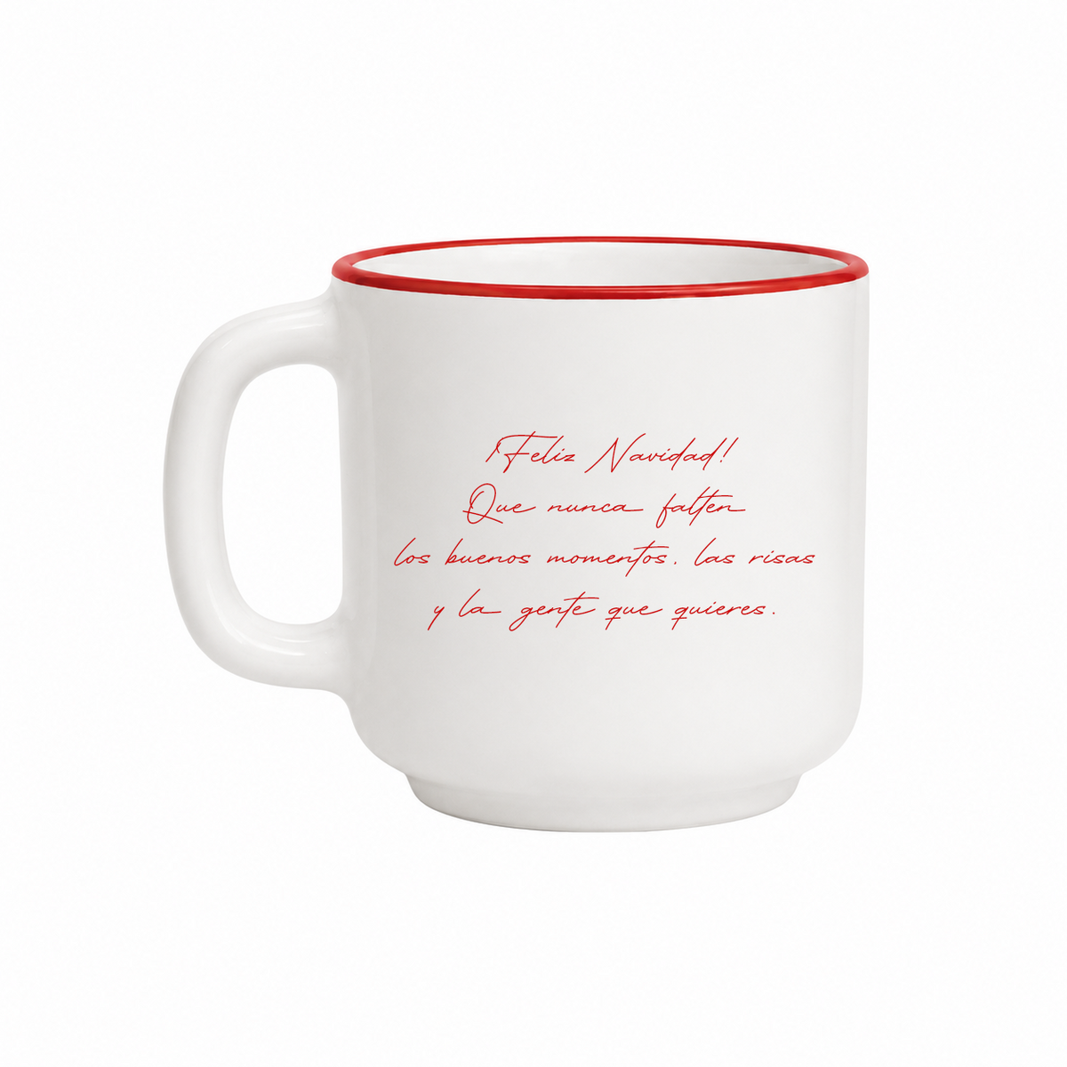 Taza Latte — Candy Cane Edition 🔴⚪️