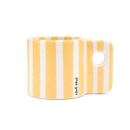 Taza Zebra Amarilla
