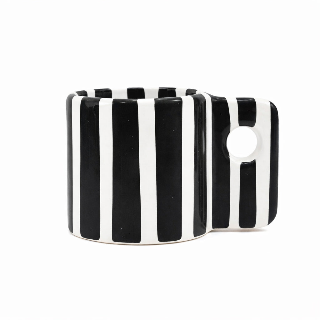 Taza Zebra Negra