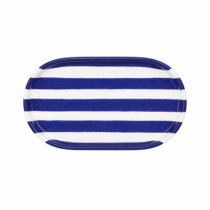 Plato Zebra Cobalto