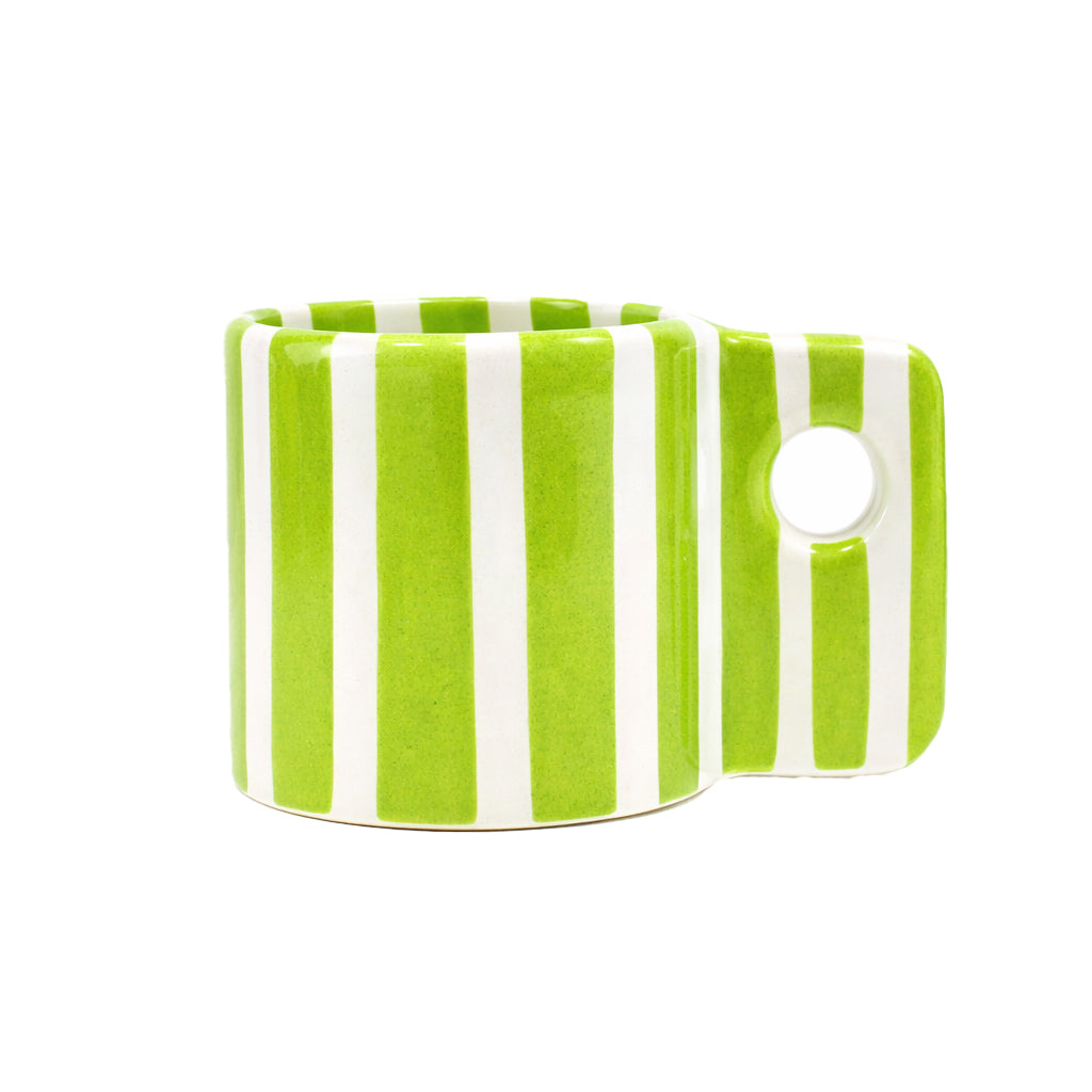 Taza Zebra Verde Limón