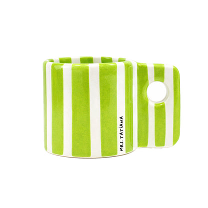 Taza Zebra Verde Limón