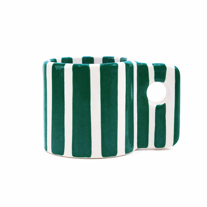 Taza Zebra Verde Esmeralda