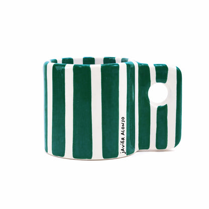 Taza Zebra Verde Esmeralda