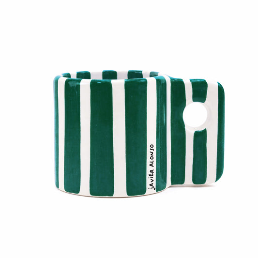 Taza Zebra Verde Esmeralda