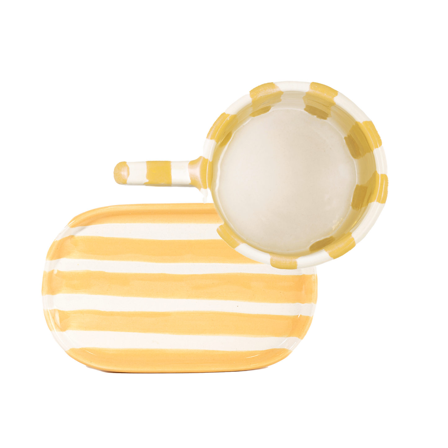 Coffee Set Zebra Amarilla