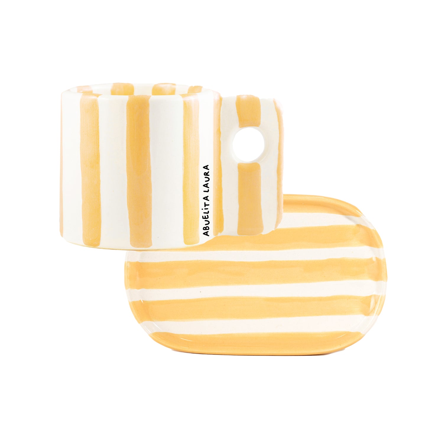 Coffee Set Zebra Amarilla