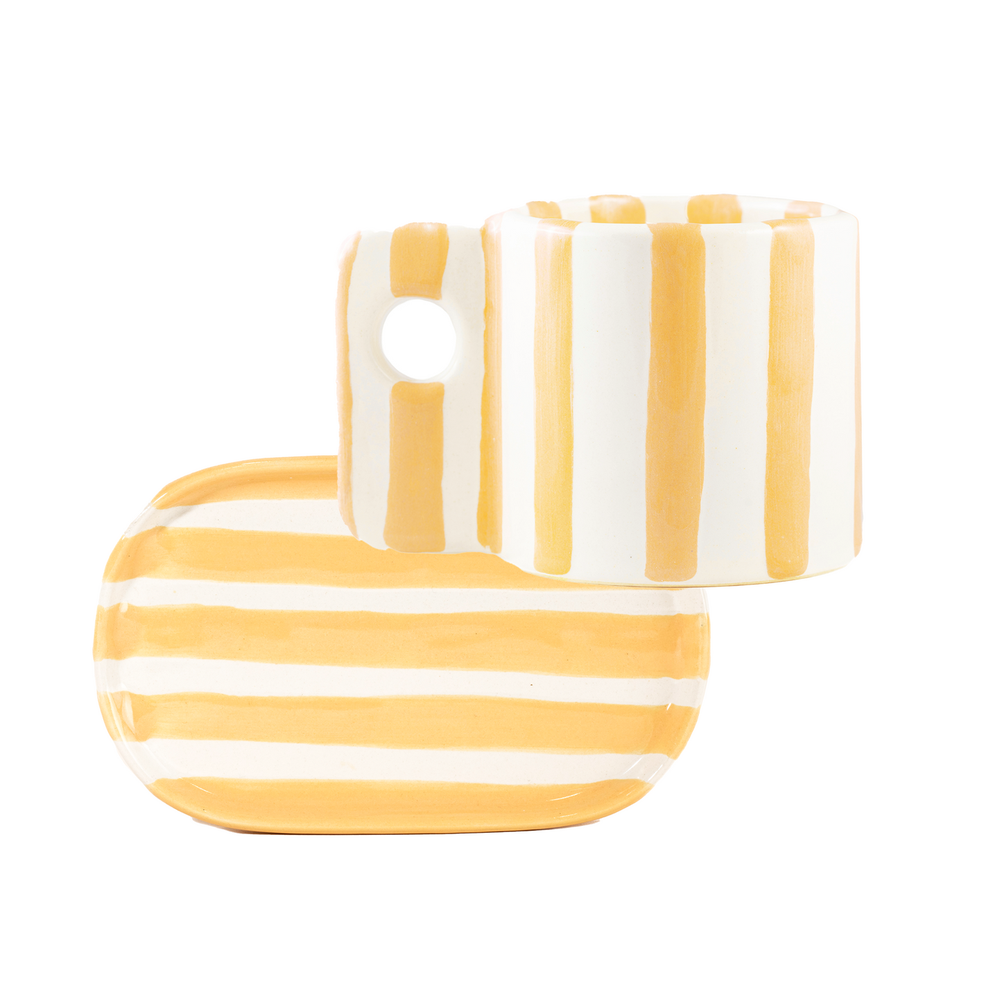 Coffee Set Zebra Amarilla