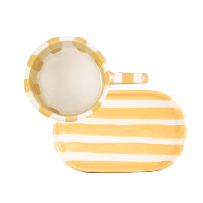 Coffee Set Zebra Amarilla