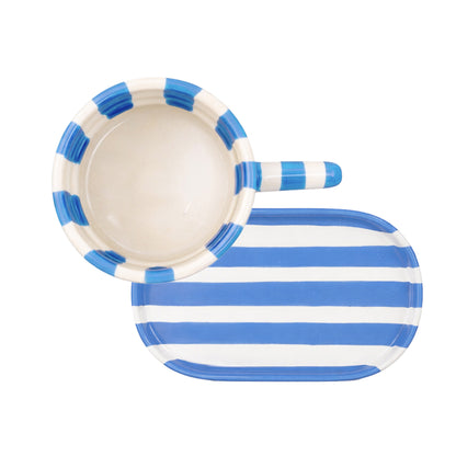 Coffee Set Zebra Azul