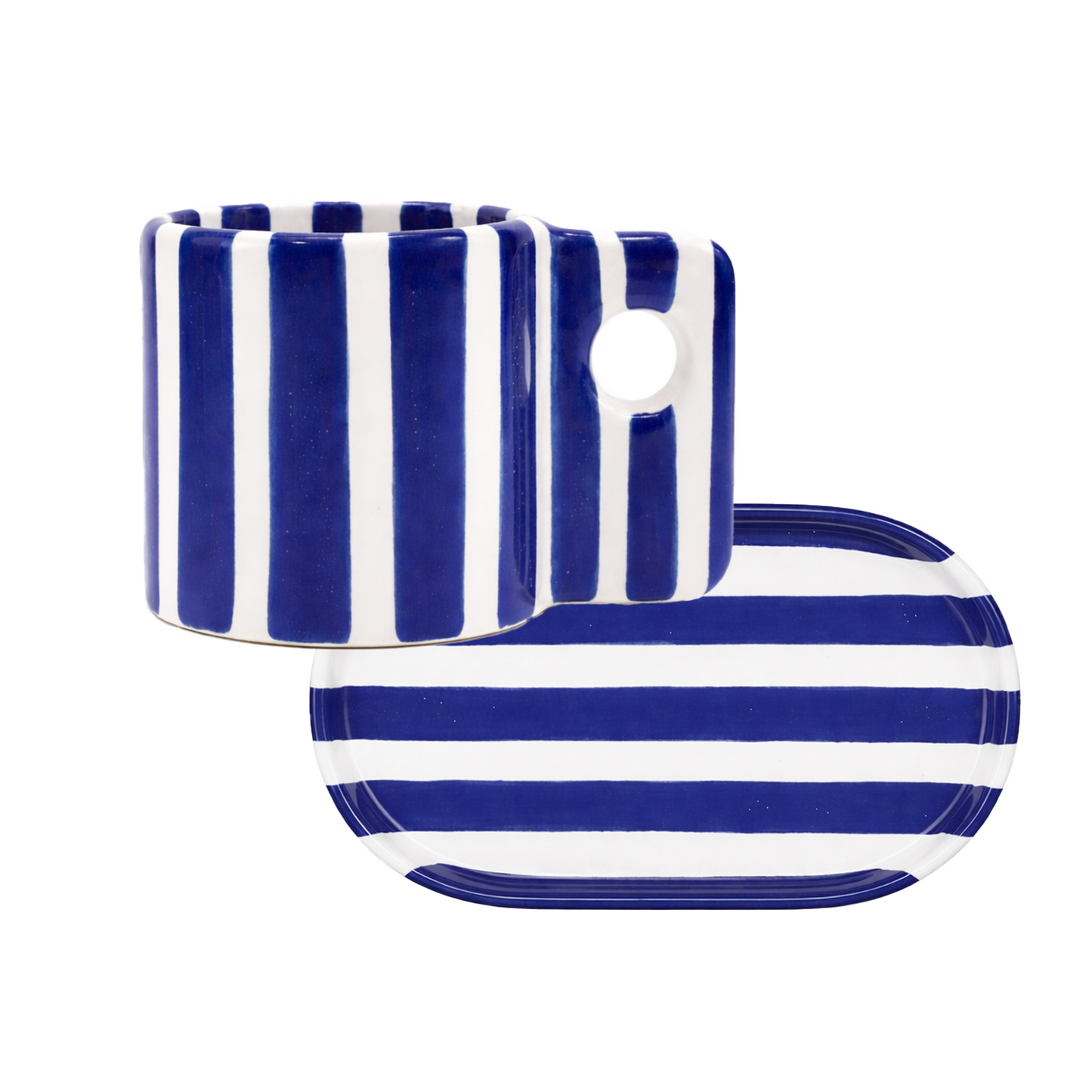 Coffee Set Zebra Cobalto