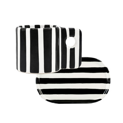 Coffee Set Zebra Negra