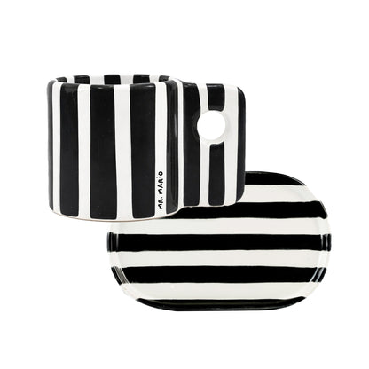 Coffee Set Zebra Negra