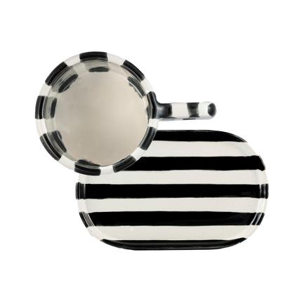 Coffee Set Zebra Negra