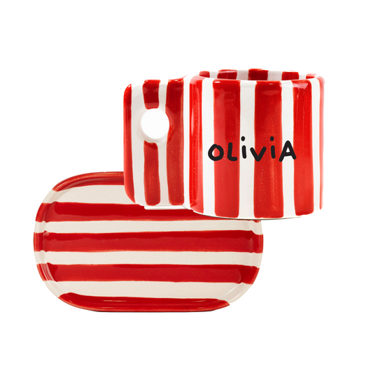 Edición Navideña - 🎄Coffee Set Zebra Roja