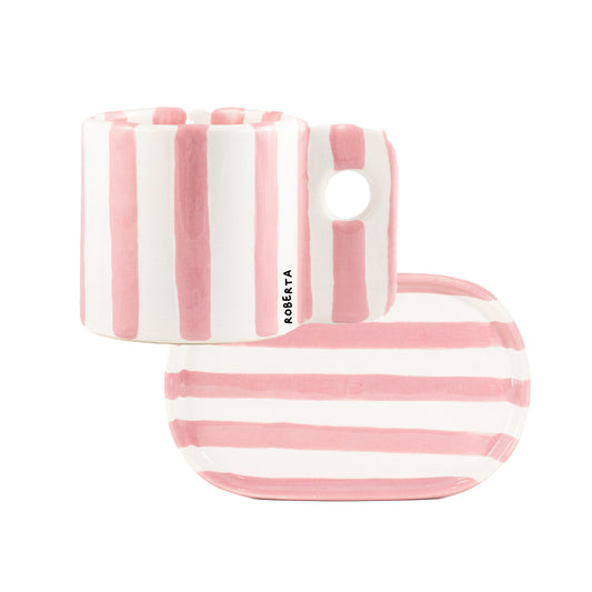 Coffee Set Zebra Rosa