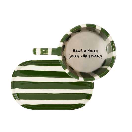 Edición Navideña - 🎄Coffee Set Zebra Verde