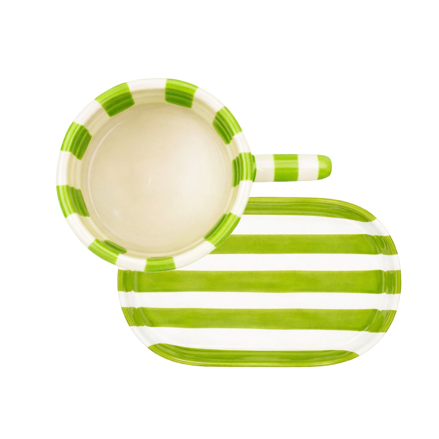 Coffee Set Zebra Verde Limón