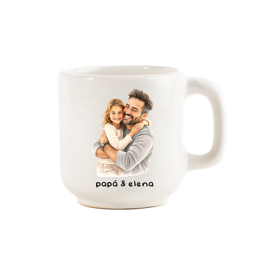 Taza Sketch Papá - Edición Limitada 💙
