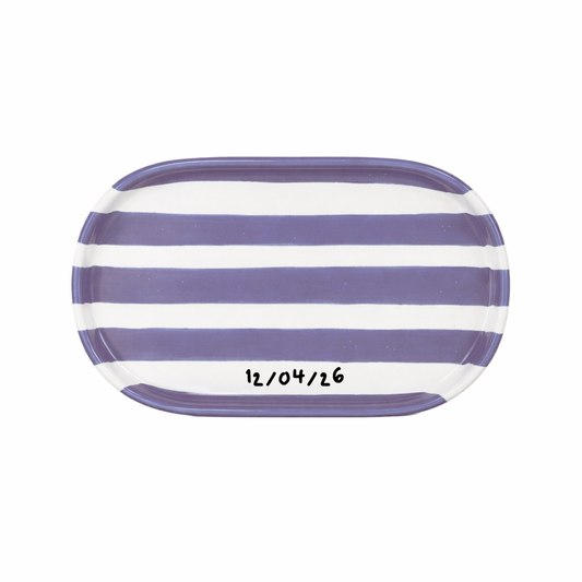 Plato Zebra Morado