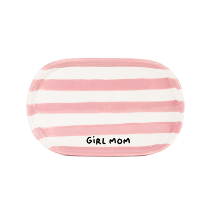 Plato Zebra Rosa