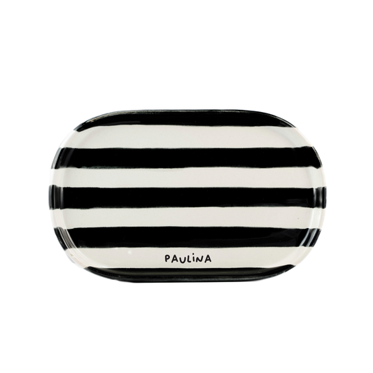 Plato Zebra Negro
