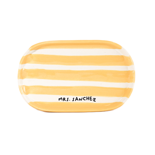 Plato Zebra Amarillo