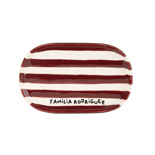 Edición Navideña - 🎄Plato Zebra Vino