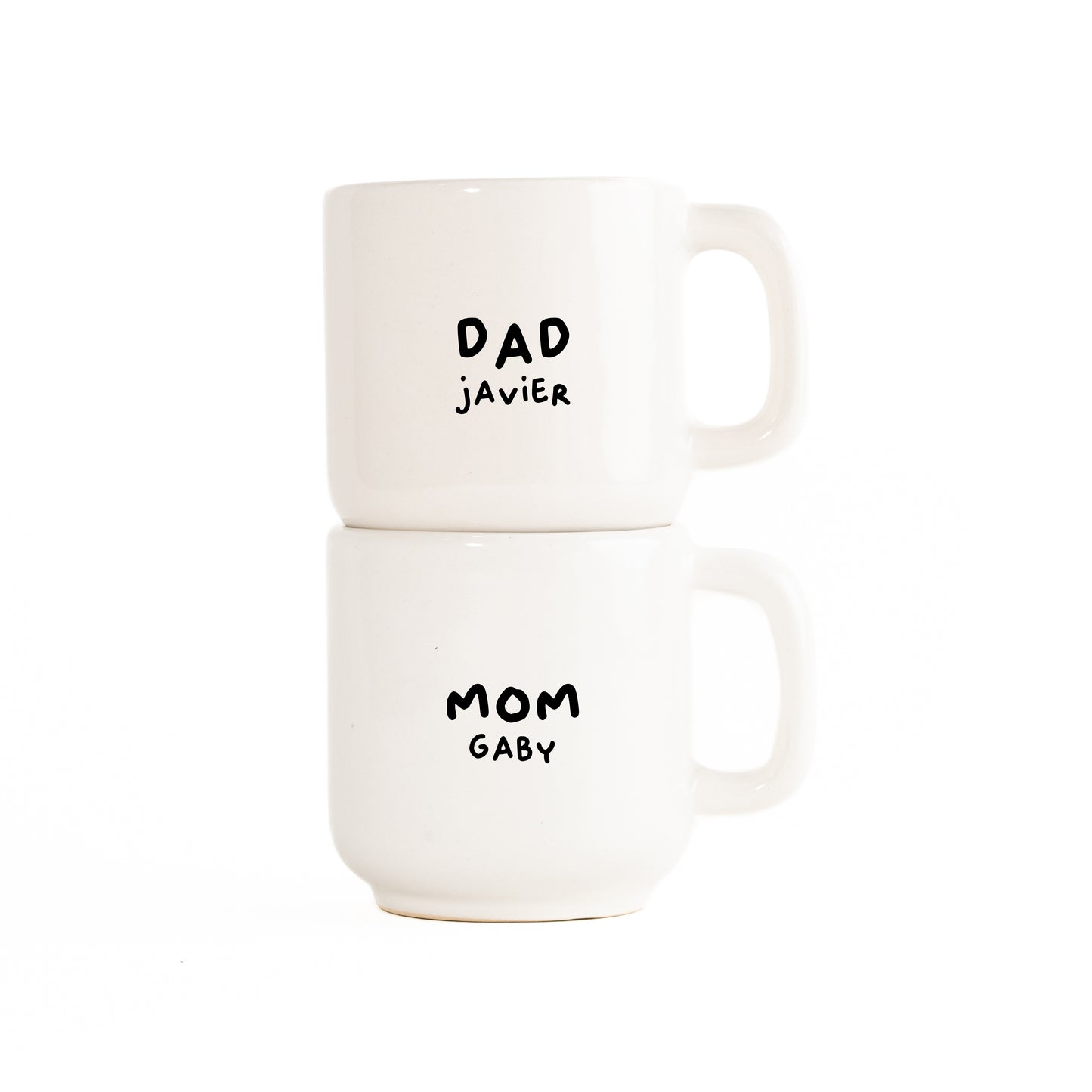 Set de tazas Latte Mom & Dad
