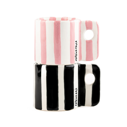 Set de tazas Zebra Madrina & Padrino