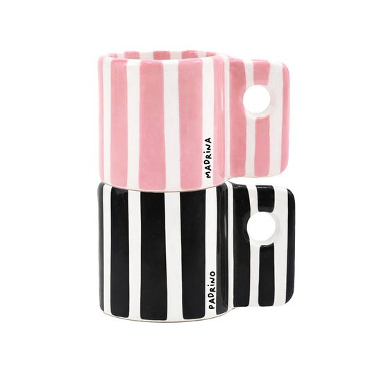 Set de tazas Zebra