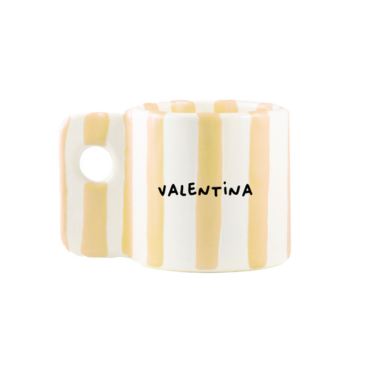 Taza Zebra Amarilla