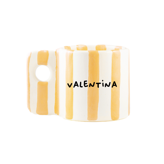 Taza Zebra Amarilla