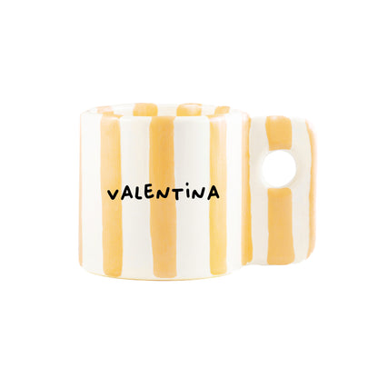 Taza Zebra Amarilla
